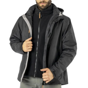 PARKA DESMONTABLE QUEBEC OTTAWA 3 EN 1 NEGRO